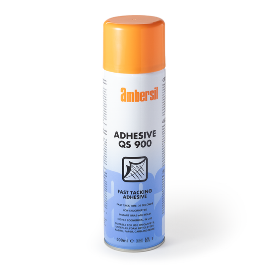 Ambersil Adhesive QS 900 spray can on a white background